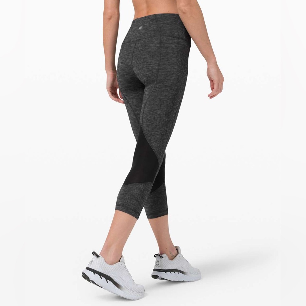 Lululemon Pace Rival Mid-Rise Crop Activewear Running Gym Yoga Workout Leggings